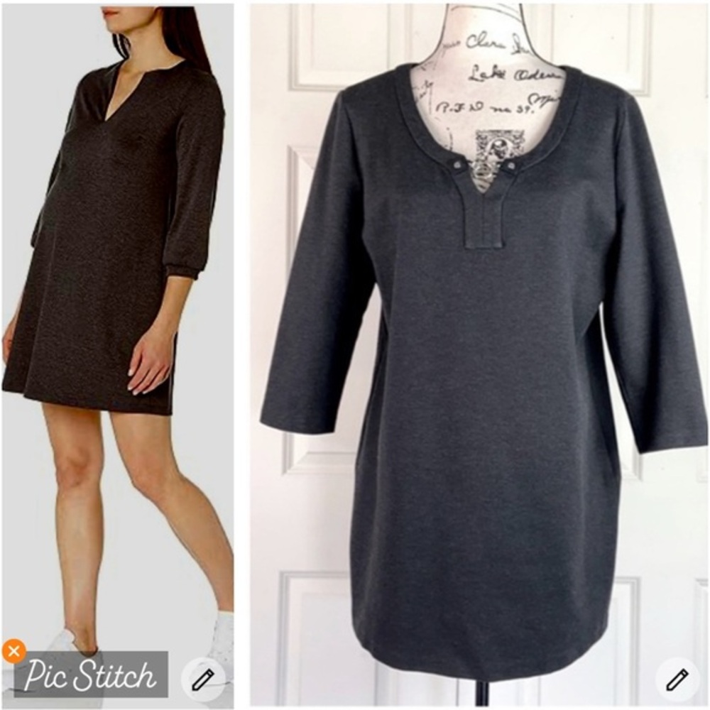 Michael Kors Gray Pullover Dress